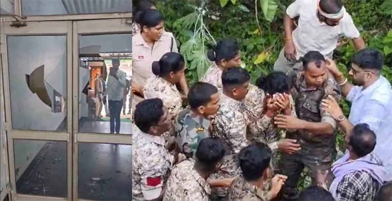 कांग्रेस का घेराव और हंगामा, BJP बोली- कांग्रेसियों ने की तोड़फोड़; सर्किट हाउस मामला गरमाया