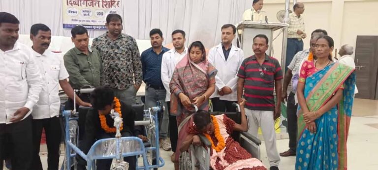 रजत जयंती महोत्सव एवं सेवा पखवाड़ा: दिव्यांगजन के लिए स्वास्थ्य परीक्षण और सहायक उपकरण वितरण शिविर सफलतापूर्वक आयोजित