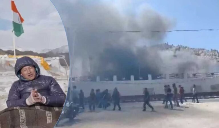 लेह में हिंसक हुआ प्रदर्शन, BJP कार्यालय और CRPF वाहन जलाए; सोनम वांगचुक की भूख हड़ताल से क्यों सुलग रहा लद्दाख?