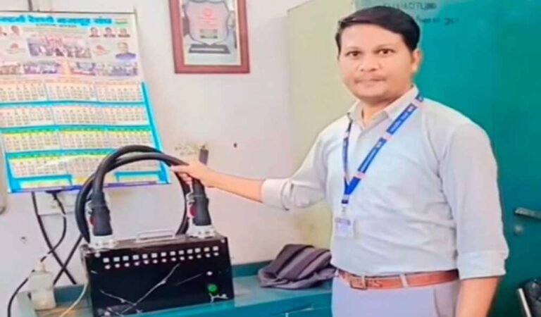 रेलवे टेक्नीशियन का अभिनव अविष्कार: इंदौर में कप्लर टेस्टिंग डिवाइस से समय की होगी बचत