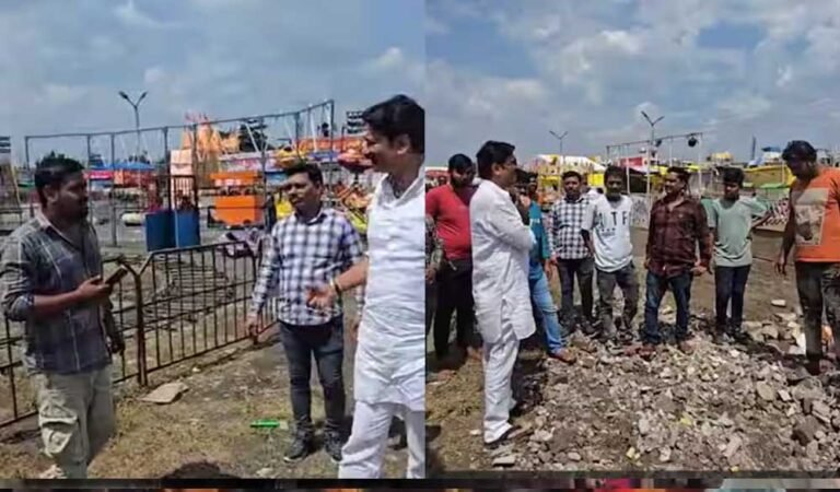 नवरात्रि मेले में स्टॉल हटाने पर विवाद, BJP विधायक ने किया सख्त एक्शन, ID चेकिंग हुई