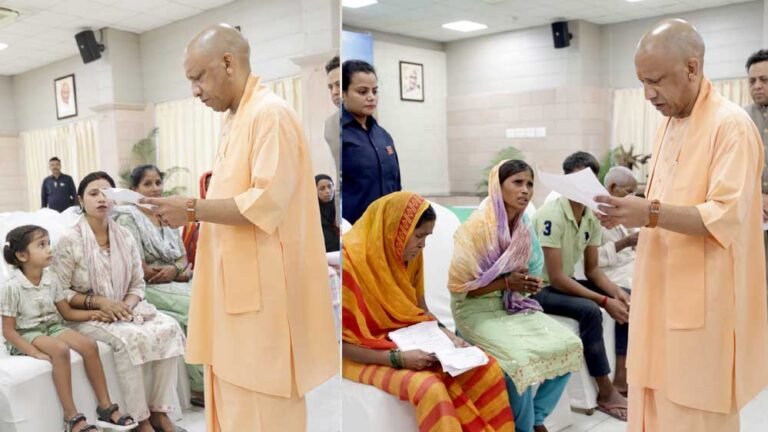 जनता दर्शन :शारदीय नवरात्रि में प्रदेशवासियों की समस्या से रूबरू हुए मुख्यमंत्री