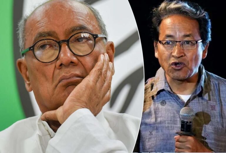 दिग्विजय बोले- NSA एक्शन आपत्तिजनक, पूरी कांग्रेस पार्टी सोनम वांगचुक के साथ खड़ी