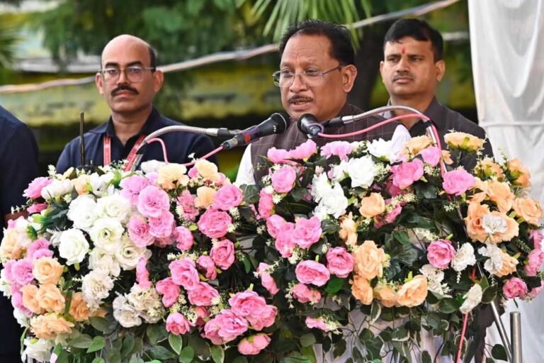 मुख्यमंत्री साय ने किया बायंग एनीकट कम काजवे का भूमिपूजन, 38 करोड़ की लागत से सिंचाई और आवागमन सुविधा होगी बेहतर