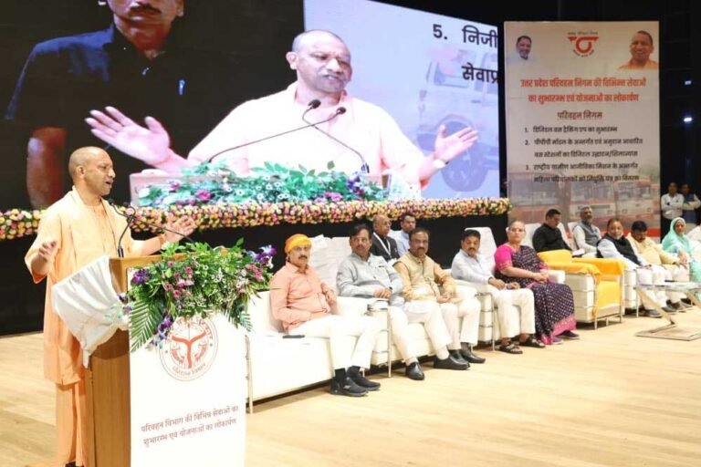 मुख्यमंत्री ने किया परिवहन विभाग की विभिन्न सेवाओं का शुभारंभ, डिजिटल लोकार्पण एवं शिलान्यास