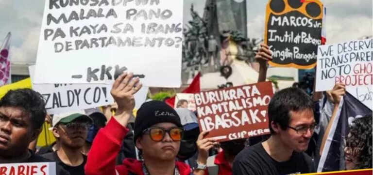 फिलीपींस में भारी विरोध प्रदर्शन: जनता ने सरकार के फैसलों के खिलाफ किया जोरदार विरोध