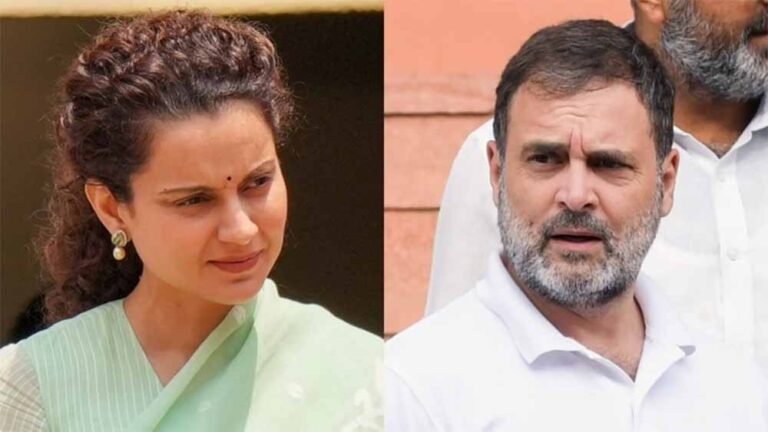 कंगना रनौत ने राहुल गांधी को घेरा, बयान को बताया गैरजिम्मेदाराना