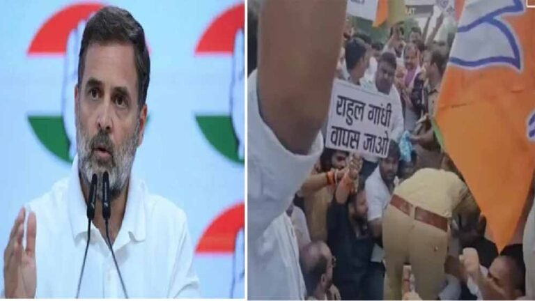 राहुल गांधी वापस जाओ! रायबरेली पहुंचते ही विरोध, मंत्री दिनेश प्रताप सिंह ने संभाला मोर्चा