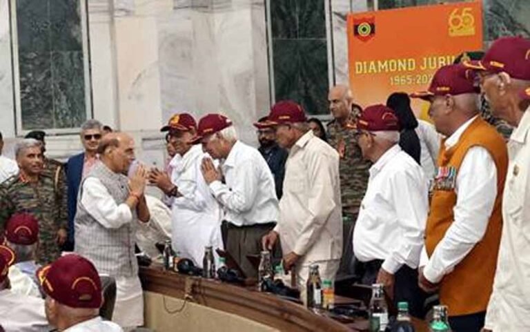 रक्षा मंत्री का बयान: 1965 के युद्ध की याद में बोले – जीत अपवाद नहीं, परंपरा है