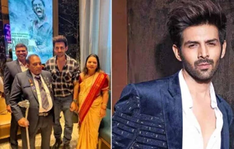 ‘चंदू चैम्पियन’ के लिये कार्तिक आर्यन को पहला सर्वश्रेष्ठ अभिनेता का फिल्मफेयर पुरस्कार मिलने पर मुरलीकांत पेटकर ने लुटाया प्यार