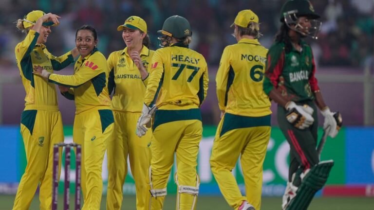 विश्व कप सेमीफाइनल की पहली टिकट ऑस्ट्रेलिया के नाम, बांग्लादेश की उम्मीदें टूटी