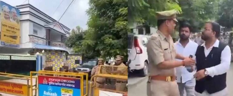 AAP नेताओं की कार्रवाई: बरेली में पुलिस ने घर और दफ्तर पर रोका, संजय सिंह का विरोध जारी