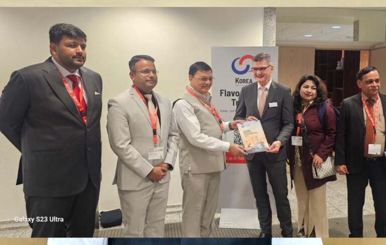 जर्मनी में विश्व की सबसे बड़ी खाद्य प्रदर्शनी में छत्तीसगढ़ का प्रतिनिधित्व करते नजर आए मंत्री लखन लाल देवांगन