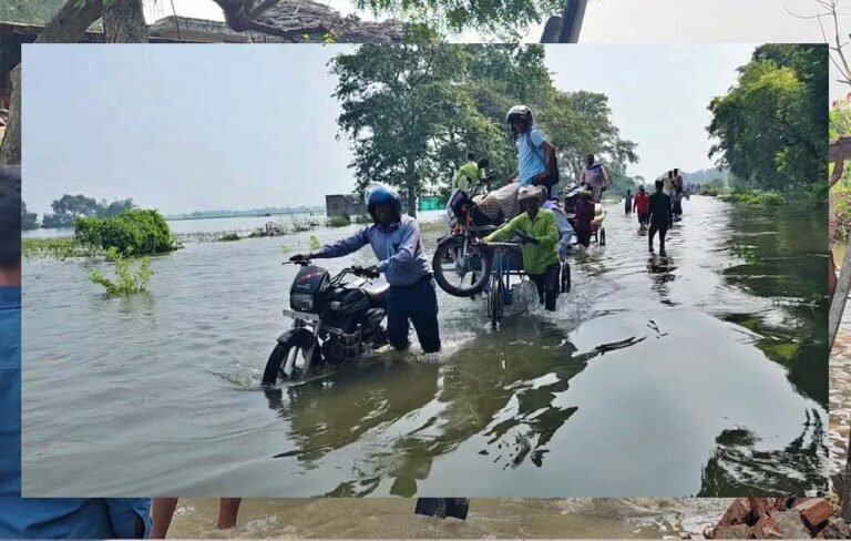धान के कटोरे चंदौली में बाढ़ से तबाही, फसलें बर्बाद, जनजीवन अस्त-व्यस्त
