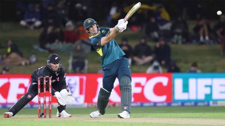 NZ बनाम AUS: मार्श का बल्ला बोला, ऑस्ट्रेलिया ने कीवी टीम को हराकर सीरीज जीती