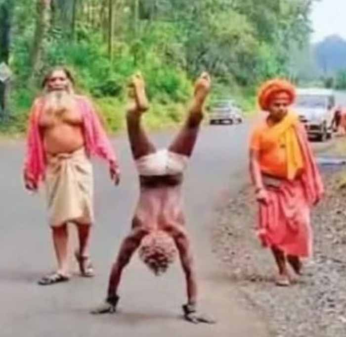 चार साल में पूरी करेंगे 3500 KM की नर्मदा यात्रा, हाथ से चलकर करेंगे साधना