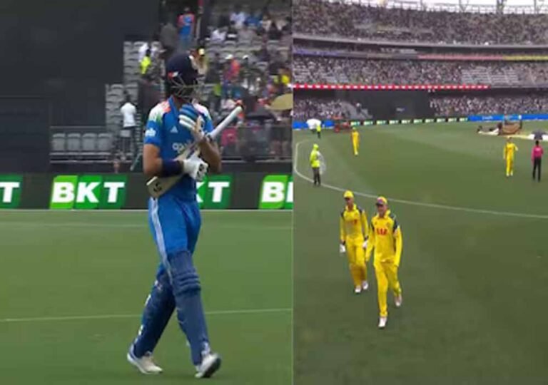 पर्थ वनडे में बारिश ने रोका खेल, अब होगा 26-26 ओवर का मुकाबला