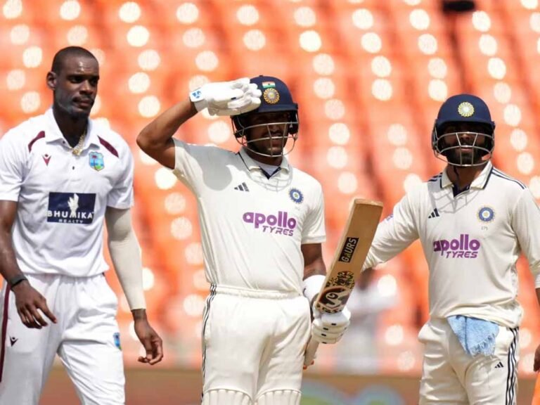 दूसरे दिन का मैच रिपोर्ट: जडेजा का शतक और राहुल-जुरेल की शानदार पारियाँ