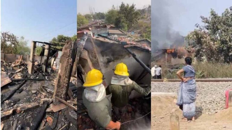 आगजनी में सबकुछ स्वाहा: परिवार बेघर, सरकारी सहायता की गुहार