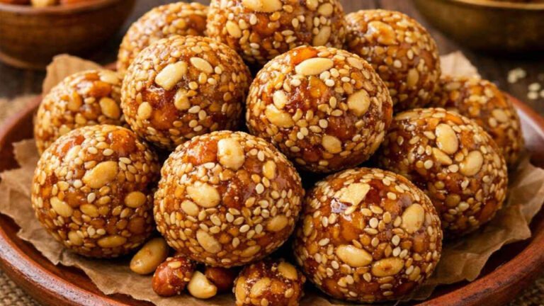 मूंगफली दाने के स्वादिष्ट लड्डू बनाने की सरल विधि