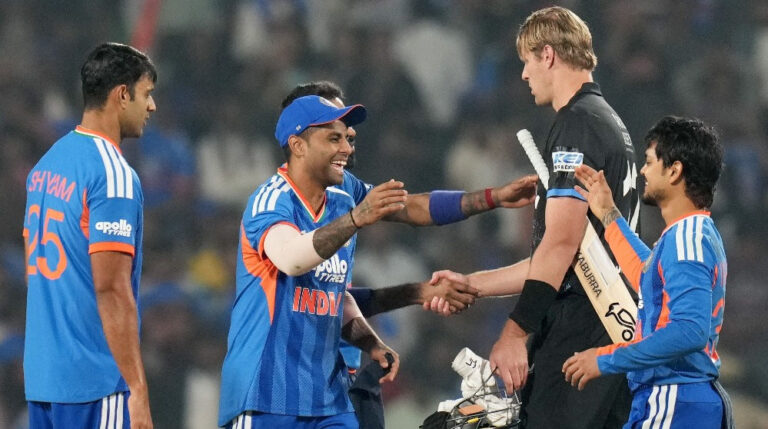 “भारत ने न्यूजीलैंड को 48 रनों से पटखनी दी, अभिषेक और रिंकू का धमाल”