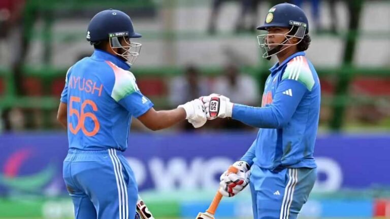 भारत का वर्ल्ड कप में जीत का सिलसिला जारी, न्यूजीलैंड को 7 विकेट से रौंदा, वैभव-आयुष ने दिलाई जीत