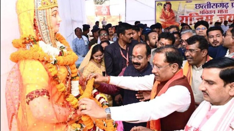 साहू समाज का सामूहिक विवाह कार्यक्रम सामाजिक उत्थान की मिसाल  मुख्यमंत्री साय