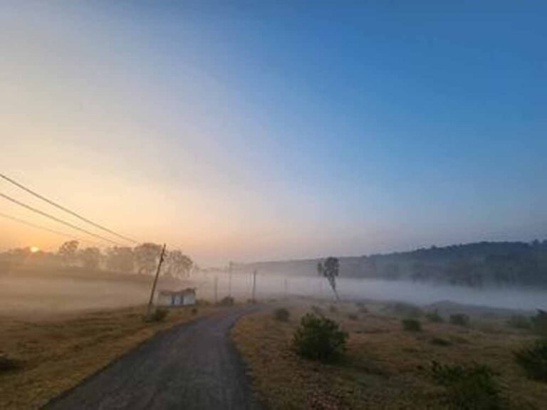 सरगुजा संभाग में शीतलहर के असर से तापमान में गिरावट