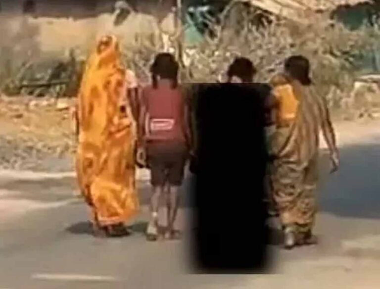 पेंड्रा में प्रेमी संग भागी विधवा महिला, को निर्वस्त्र कर गांव में घुमाया