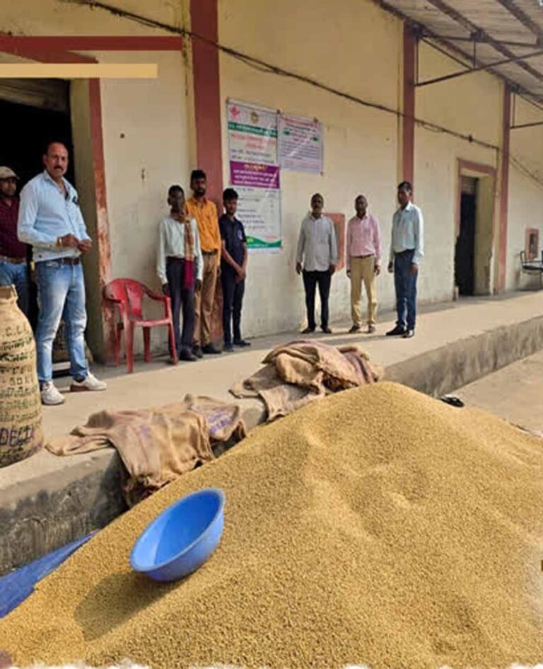 राजनांदगांव बना समर्थन मूल्य पर सोयाबीन खरीदी करने वाला पहला जिला