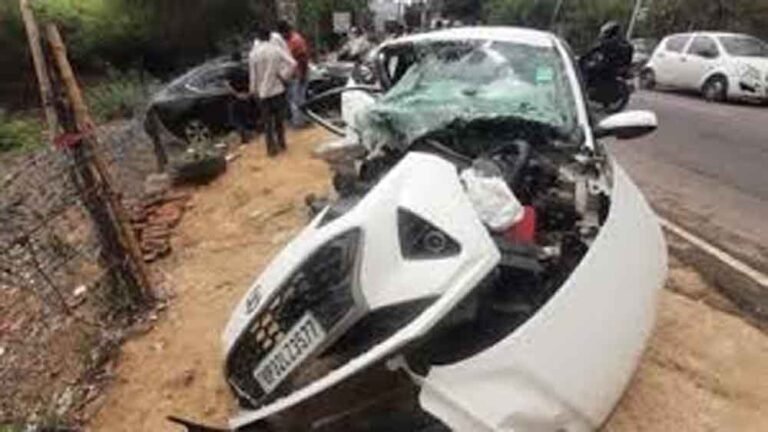 सड़क हादसे में मातम: तेज रफ्तार कार ने मजदूरों को रौंदा, दो की गई जान