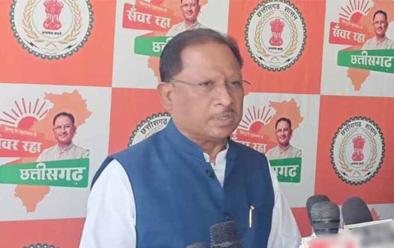 मुख्यमंत्री साय ने कांग्रेस के धान खरीदी आंदोलन पर साधा निशाना, कहा– मुद्दाविहीन राजनीति कर रही है कांग्रेस