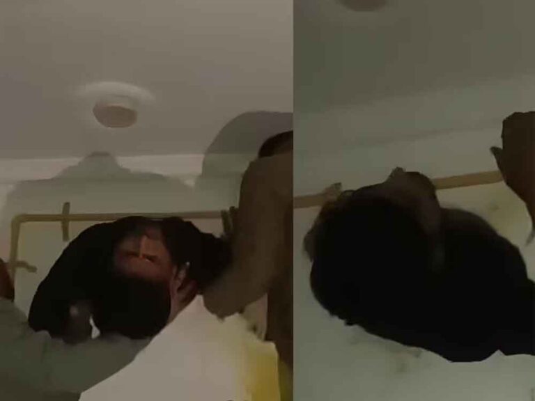 चोरी करने घुसा था एग्जॉस्ट फैन से, बीच में फंसा चोर; पुलिस ने किया रेस्क्यू