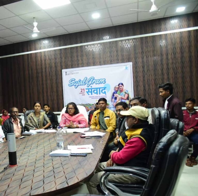 जल जीवन मिशन के सुजल ग्राम संवाद में ग्राम पंचायत साल्हेभाट की राष्ट्रीय पहचान