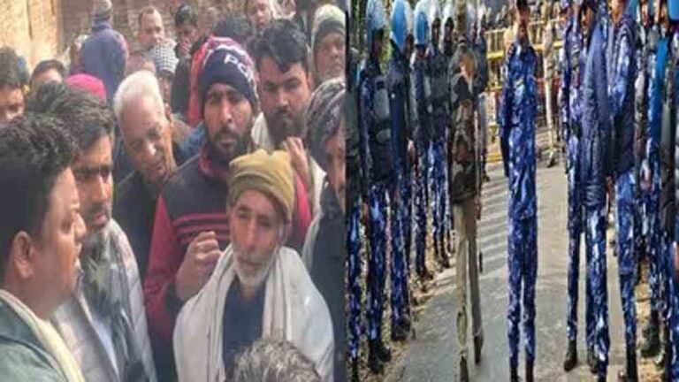 दलित महिला हत्याकांड: मेरठ में सड़क पर उतरे परिजन, 5 घंटे से प्रदर्शन, बुलडोजर एक्शन की मांग