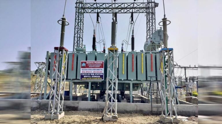 एमपी ट्रांसको ने बढ़ाई पॉवर क्षमता, बिसनूर सब स्टेशन में लगाया 50 एमव्हीए ट्रांसफार्मर