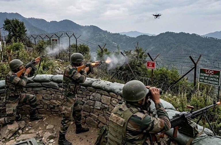 सीमा पर तनाव: पुंछ में दिखा पाक ड्रोन, भारतीय सेना की ताबड़तोड़ फायरिंग