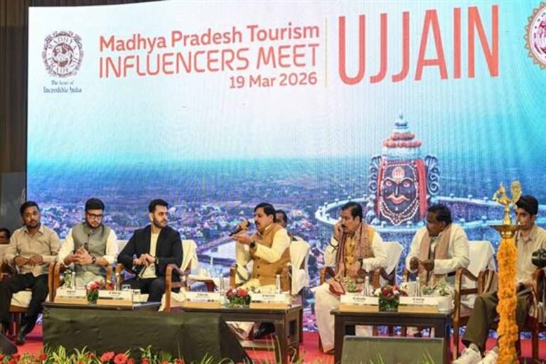 उज्जैन में प्रदेश के सोशल मीडिया इन्फ्लूएंसर्स की सिंहस्थ 2028 के संबंध में हुई कार्यशाला