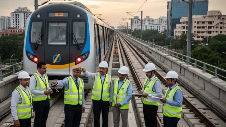 इंदौर मेट्रो के दूसरे फेज का फाइनल टेस्ट संपन्न, इमरजेंसी ब्रेक और स्टेशन मैनेजमेंट की हुई परख