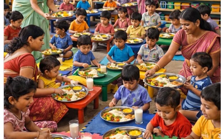 फरवरी में बच्चों की पोषण स्थिति में सुधार, 1.43 करोड़ बच्चों का किया गया परीक्षण