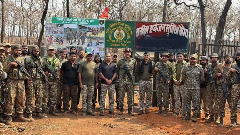 कुमनार में माओवादियों के ‘सेफजोन’ में पुलिस का अंतिम सुरक्षा कैंप स्थापित