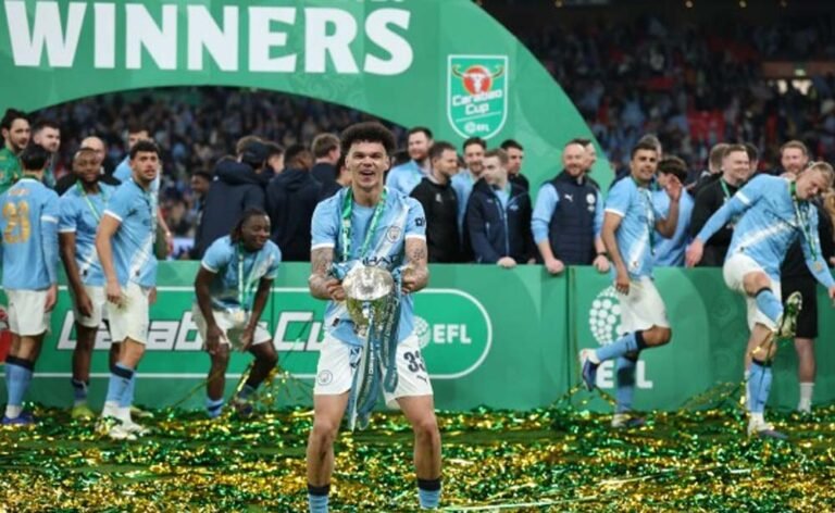 ईएफएल कप फाइनल में मैनचेस्टर सिटी की जीत, आर्सेनल को 2-0 से हराया