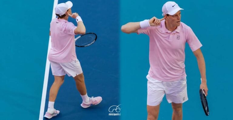 जैनिक सिनर मियामी ओपन के क्वार्टर फाइनल में, बने रिकॉर्ड के मालिक; 2-5 से पिछड़ने के बाद की जबरदस्त वापसी