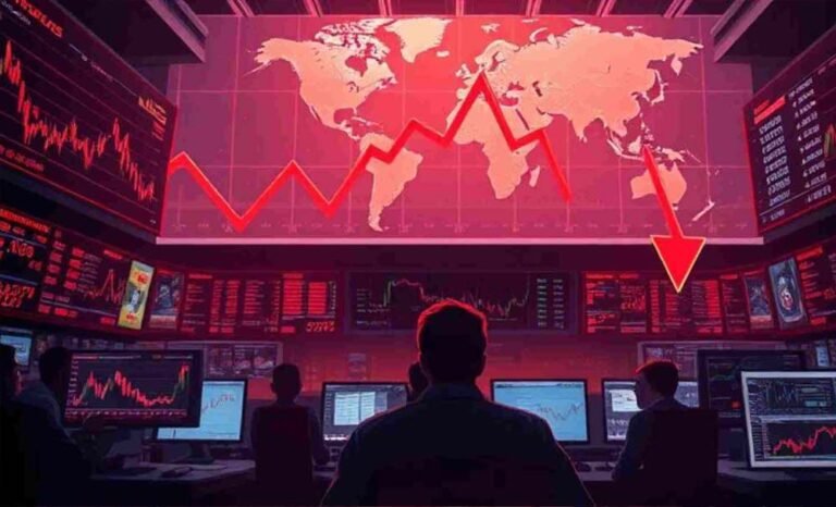 9 लाख करोड़ का नुकसान, आज फिर शेयर बाजार क्रैश, सेंसेक्स में 1700 अंक की गिरावट