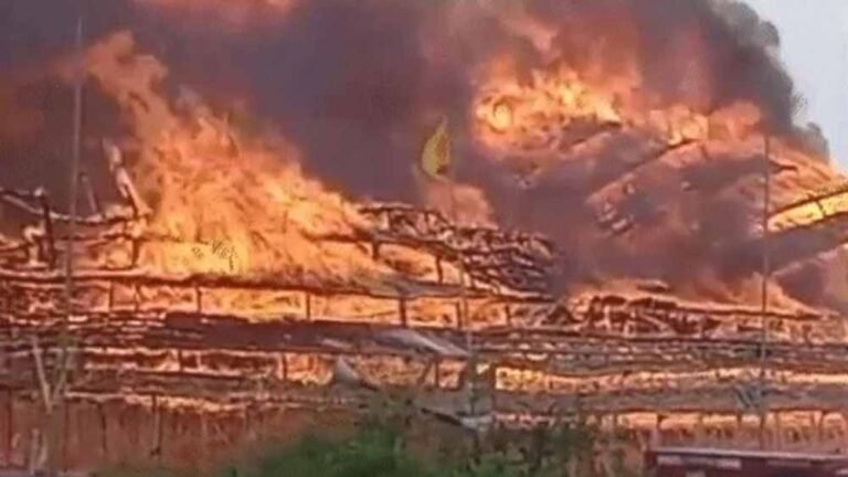 अंतिम आहुति से पहले हादसा: अयोध्या में महायज्ञ स्थल पर लगी भीषण आग, सबकुछ स्वाहा