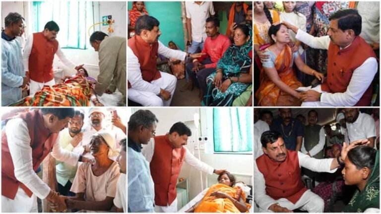 छिंदवाड़ा में पीड़ित परिवारों के बीच पहुंचे मुख्यमंत्री यादव, दिल्ली से लौटते ही लिया हाल-चाल