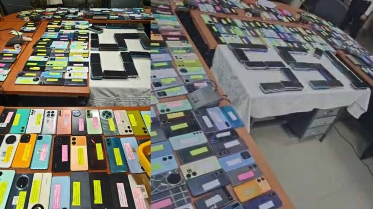 विगत तीन सप्ताह में विभिन्न जिलों से 3 करोड़ 73 लाख से अधिक के 1835 गुम/चोरी हुए मोबाइल बरामद