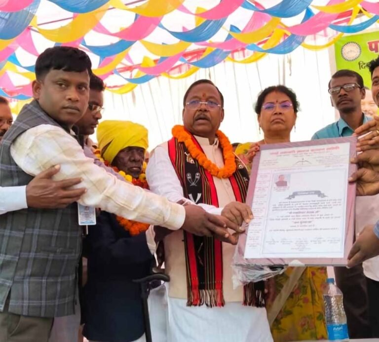 मंत्री  रामविचार नेताम ने 50 लाख रुपये के विकास कार्यों की दी सौगात