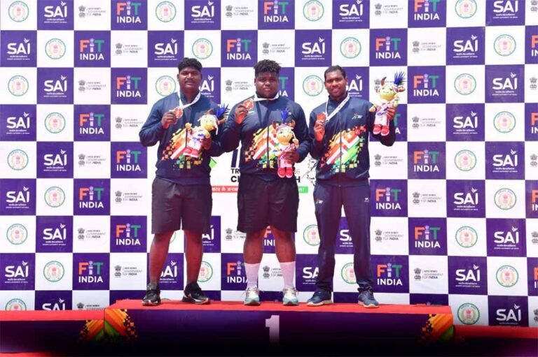 ट्राइबल गेम्स के दूसरे दिन एथलीटों ने दिखाया दमखम