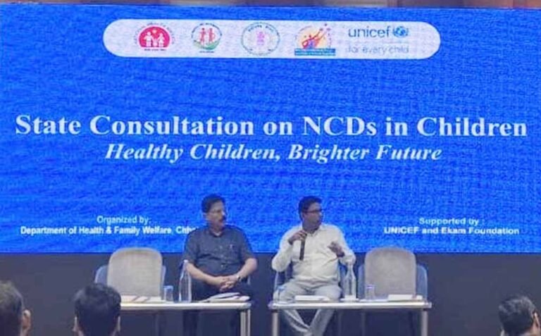 स्वास्थ्य विभाग एवं यूनिसेफ छत्तीसगढ़ के तकनीकी सहयोग से बच्चों में गैर-संचारी रोगों पर राज्य स्तरीय परामर्श आयोजित